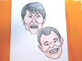 今度は似顔絵を描いてみました