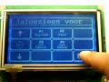 240x128 Touchscreen demo