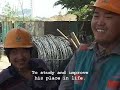 Jesse and Jo visit the construction site of the National Stadium (or Bird's Nest), where the 2008 Summer Olympics will kick off in August.  Few foreign news organizations have been able to gain access to the site.  Jo and Jesse chat directly with the migrant workers responsible for its construction.