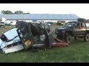 Aaron crushin' a few cars!