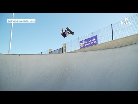 Los mejores skaters nacionales testean el nuevo skatepark de La Nucía