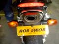 HONDA CBR 600RR BURNOUT