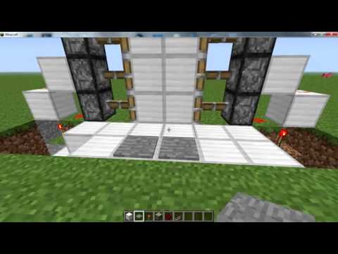 how to make a door on minecraft