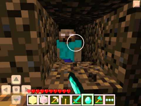how to find a herobrine in minecraft pe