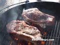 This 100 year old recipe was a favorite steak dinner of the nouveau riche in the northern States during the Industrial Revolution. And for good reason. That grilled beef steak stuffed with fresh shucked oysters flavor is real tasty and a surf and turf classic, as shown by the BBQ Pit Boys.