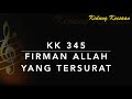 KK 345 Firman Allah Yang Tersurat