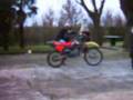 GRAN BURNOUT IN GILERA RUOTA FUMANTE