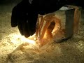 Octopus escaping through a one inch hole