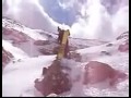 CARNAVALES DEL 2008, EN LOS PIRENEOS, GENTE DE PORTONOVO Y OTROS LOCALES DE LA ZONA SURFEANDO POR LA NIEVE COMO NUNCA, CON ALGUNA CAIDA