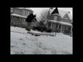 back yard snowbording back yard snowbording