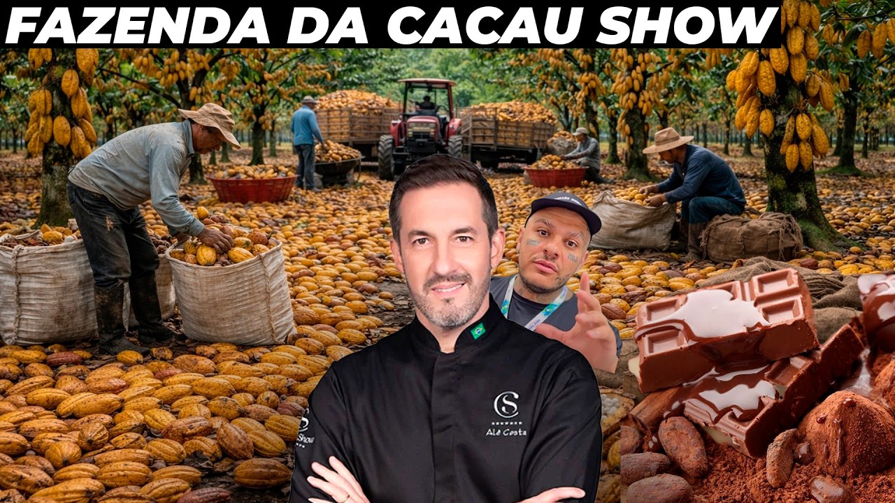 Conheça a incrível fazenda de chocolate da Cacau Show!