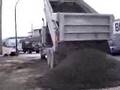 Hitachi EX 60 Excavator Making a Small Gravel Parking Lot