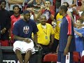 Kevin Durant plays a joke on Lebron James