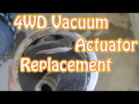 DIY How to Replace a 4WD Vacuum Actuator on a Chevy Blazer GMC Jimmy S10 Four Wheel Drive