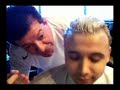 luis augusto pintando o cabelo ao vivo na interativa