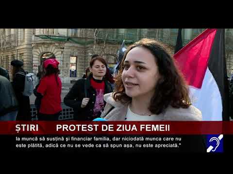 PROTEST DE ZIUA FEMEII