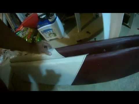 how to repair upholstery on a boat