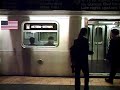 W train at 42nd Street-Times Square