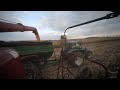 Case IH unloading on the go
