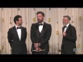 ben affleck george clooney and grant heslov crack jokes while answering questions about winning the best picture oscar. for more cnn videos, visit our site a...