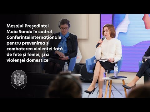 Președinta Maia Sandu pledează pentru formarea unei generații de femei educate, independente economic și afirmate profesional, ca o soluție pentru combaterea violenței domestice