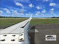 Landing with 737 in Vienna (Schwechat)