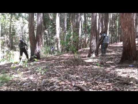 HawaiiPB - Fun in the woods with LTD Paintball. Stock class styles. Raw video from the Evo 4G LTE. Definitely the epic video of the day, including a nutshot and humping.