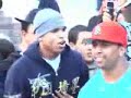 chris brown battle à trocadéro
