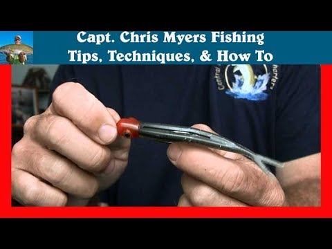 how to fasten a lure