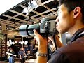I get to play with an H3D-II 31 shooting a model under some HMI lighting in the Hasselblad booth as Marden (sp?) walks me through some of the functions of the body.