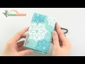 Beautiful Four Flowers Pattern Mobile Phone Soft Pouch with Adjustable Strap - dinodirect