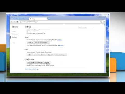 how to define default browser in windows xp