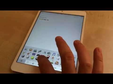 how to enable emoji on ipad