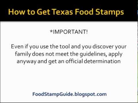 how to qualify for snap in texas