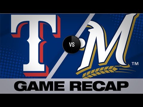 Video: Houser K's 10 to lead Brewers past Rangers | Rangers-Brewers Game Highlights 8/10/19