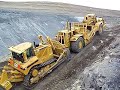 D8 pushing Cat 627 scraper D8 pushing Cat 627 scraper