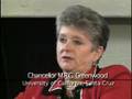 Chancellor M.R.C. Greenwood and Dr. David Hamburg