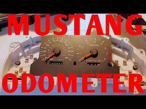 REPAIR MUSTANG ODOMETER GEAR & TRIP METER FIX 1994-1998 DIY EASY!