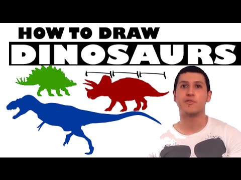 Enzyme Art #9 – How to Draw Dinosaurs