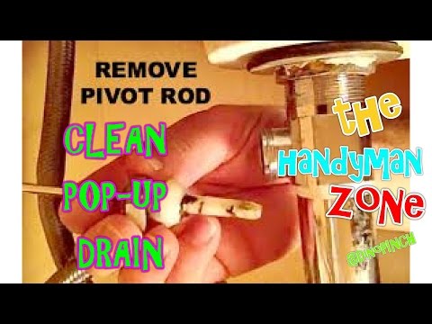 how to remove stopper from bathroom sink