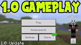 NEW MCPE 1.0 UPDATE! Minecraft Pocket Edition 1.0 GAMEPLAY! Secrets, Wings, End, Mashup (1.0 Update)