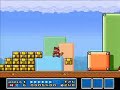 gameplay footage of the first stage of the super mario all-stars version of super mario bros. 3... with a twist. music from super smash bros. melee.