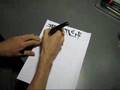apprendre le tag sur papier