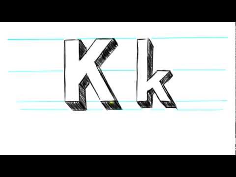 how to draw a lowercase h in 3d