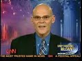 james carville who normally aggravates the hell out of me actually says a few things i agree with for once on the feigned outrage over wes clark's comments on face the nation.