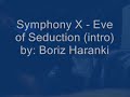 Symphony X - Eve of Seduction (intro)