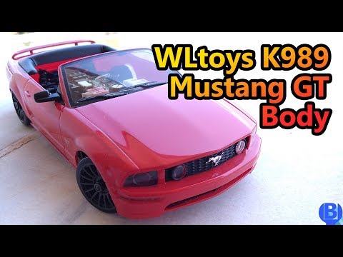 How to fit Mustang body on WLtoys 1/28 K989