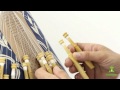 Cómo hacer el medio punto - Encaje de bolillos Ver Video