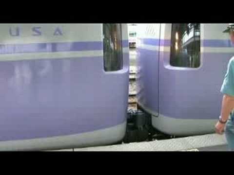 Ｅ３５１スーパーあずさ　松本駅での連結作業　その２