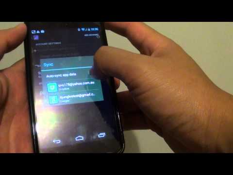 how to enable sync in android